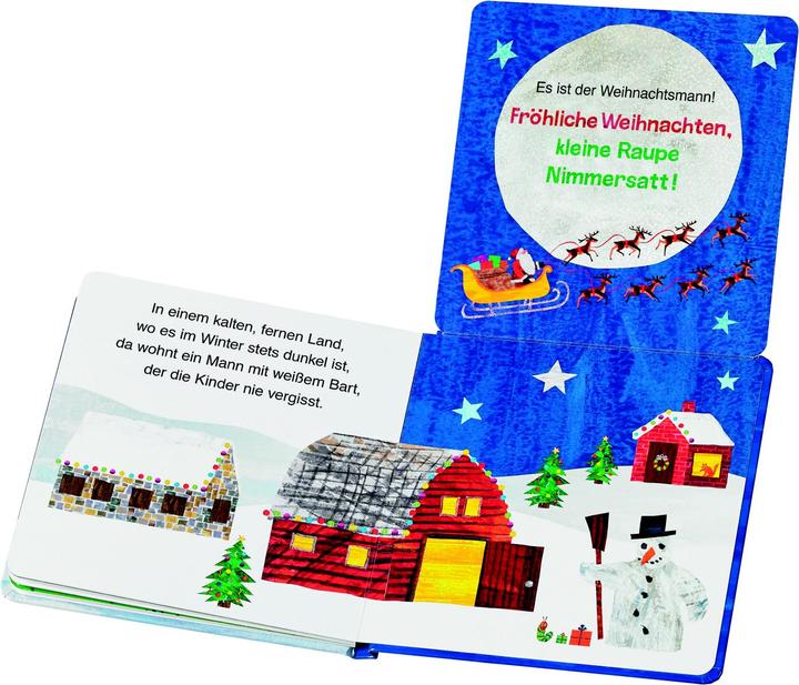 Produktbild Die kleine Raupe Nimmersatt und der Weihnachtsmann (Deutsch, Eric Carle, Ulli und Herbert Günther, 2023)