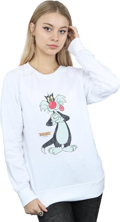 Actual product image Looney Tunes Womens/Ladies Sylvester Distressed Sweatshirt (M)