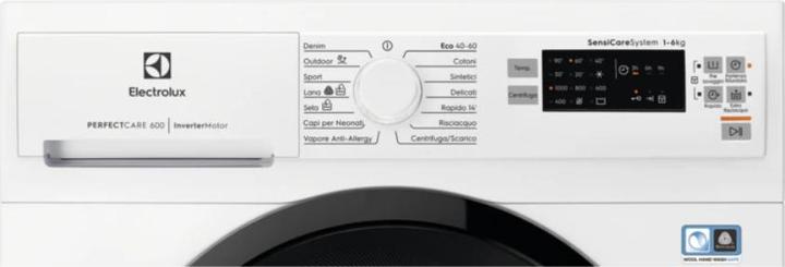 Produktbild Electrolux EW6S560I Waschmaschine Frontlader 6 kg C Weiss (6 kg, Links)