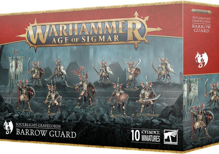 X10 Grave Guards Plastique Warhammer Age Of Sigmar - Soulblight Gravelords