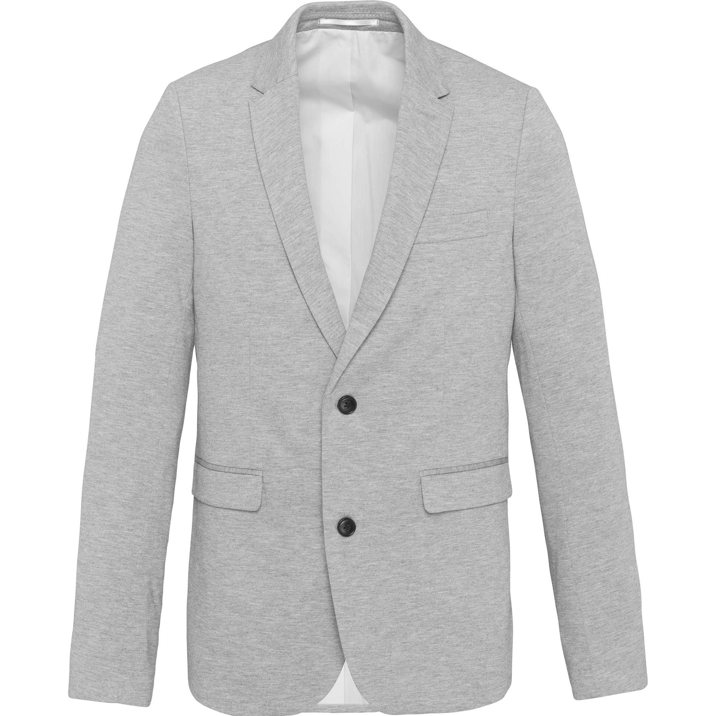 Kariban, Herren, Jacke, Maille (62), Grau, 62