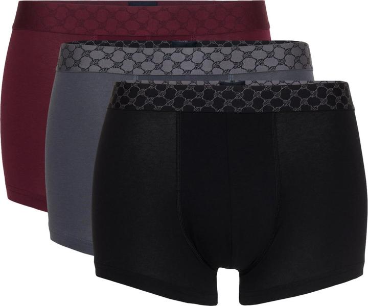 Black, Grey, Red