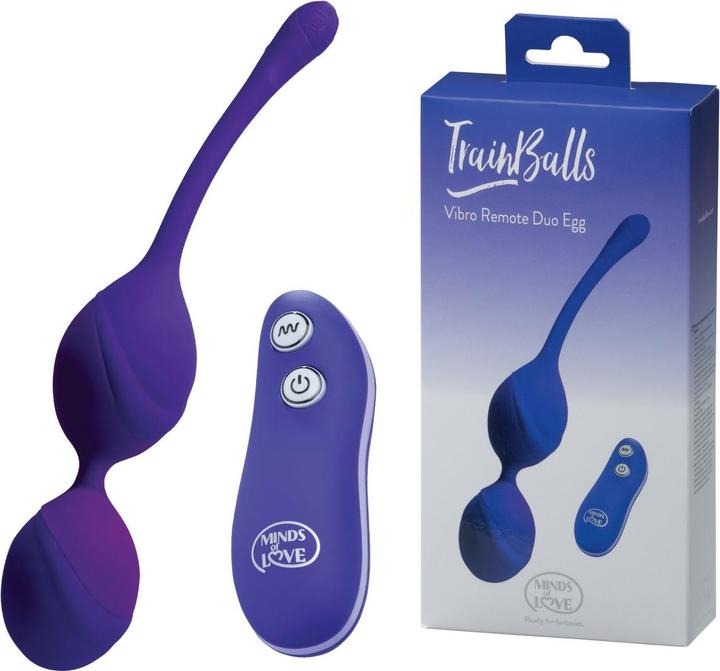 Produktbild Minds of Love TrainBalls Vibro Remote Duo Egg lila