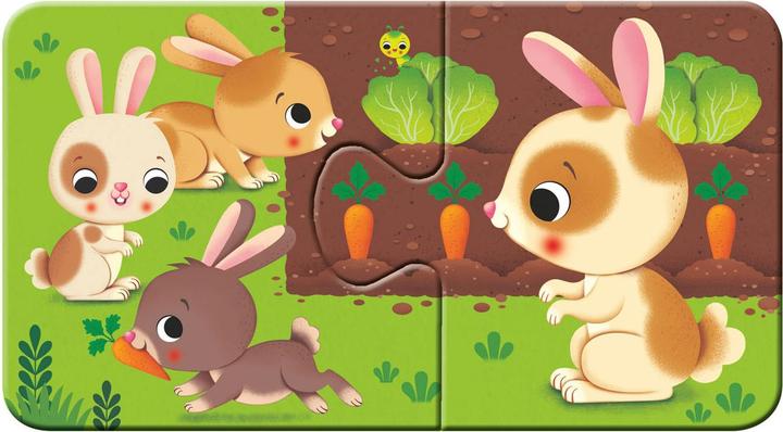 Produktbild Ravensburger Tiere und ihre Kleinen Puzzle (9 Teile)