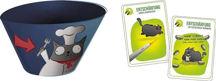 Actual product image Asmodée EXKD0022 - Exploding Kittens: Recipes for Disaster, for 2-5 players, ages 7+ (DE edition) (German, 2 - 5 Players)