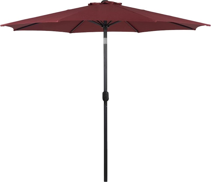 Actual product image Champ Centre pole parasol with crank and tilt function