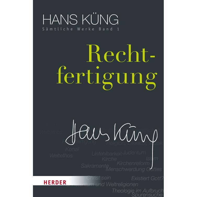 Rechtfertigung, Sachbücher von Hans Küng