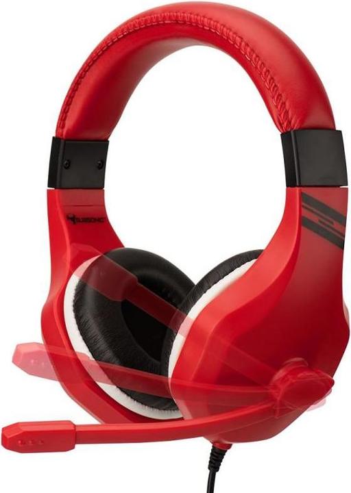 Image du produit Subsonic Casque de jeu Football Rouge (Filaire)