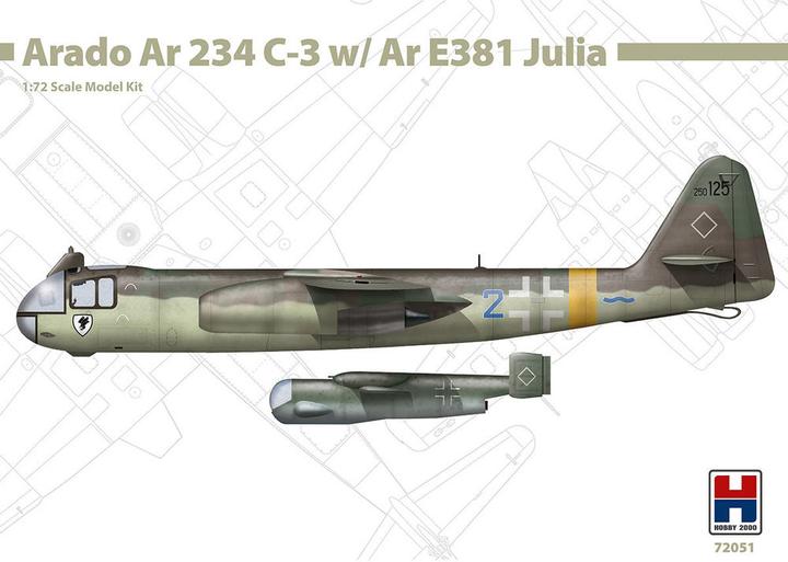 Produktbild Hobby 2000 Arado Ar 234 C-3 w/ Ar E381 Julia