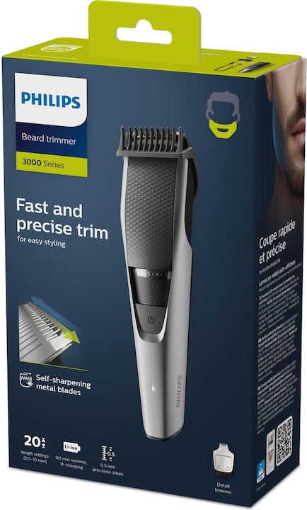 Image du produit Philips Series 3000 - BT3239/15 - Tondeuse à barbe - Zilver
