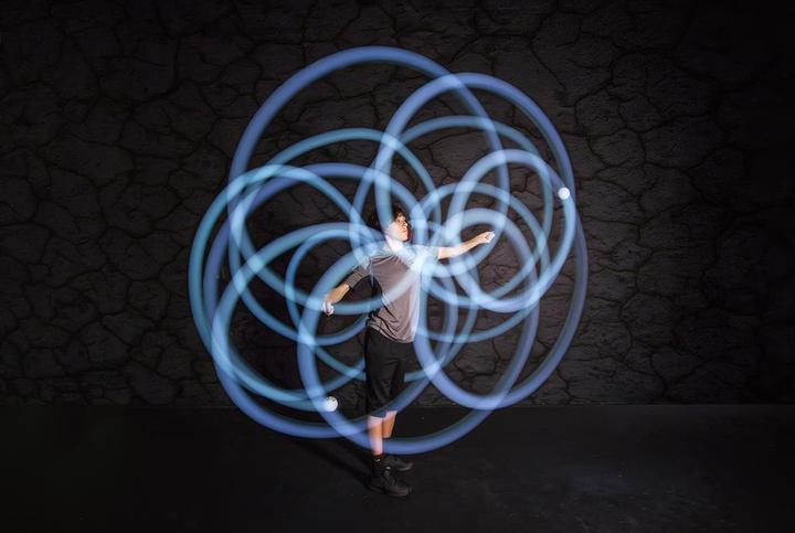 Actual product image Spin Balls Spinballs Glow.0 LED Poi Balls