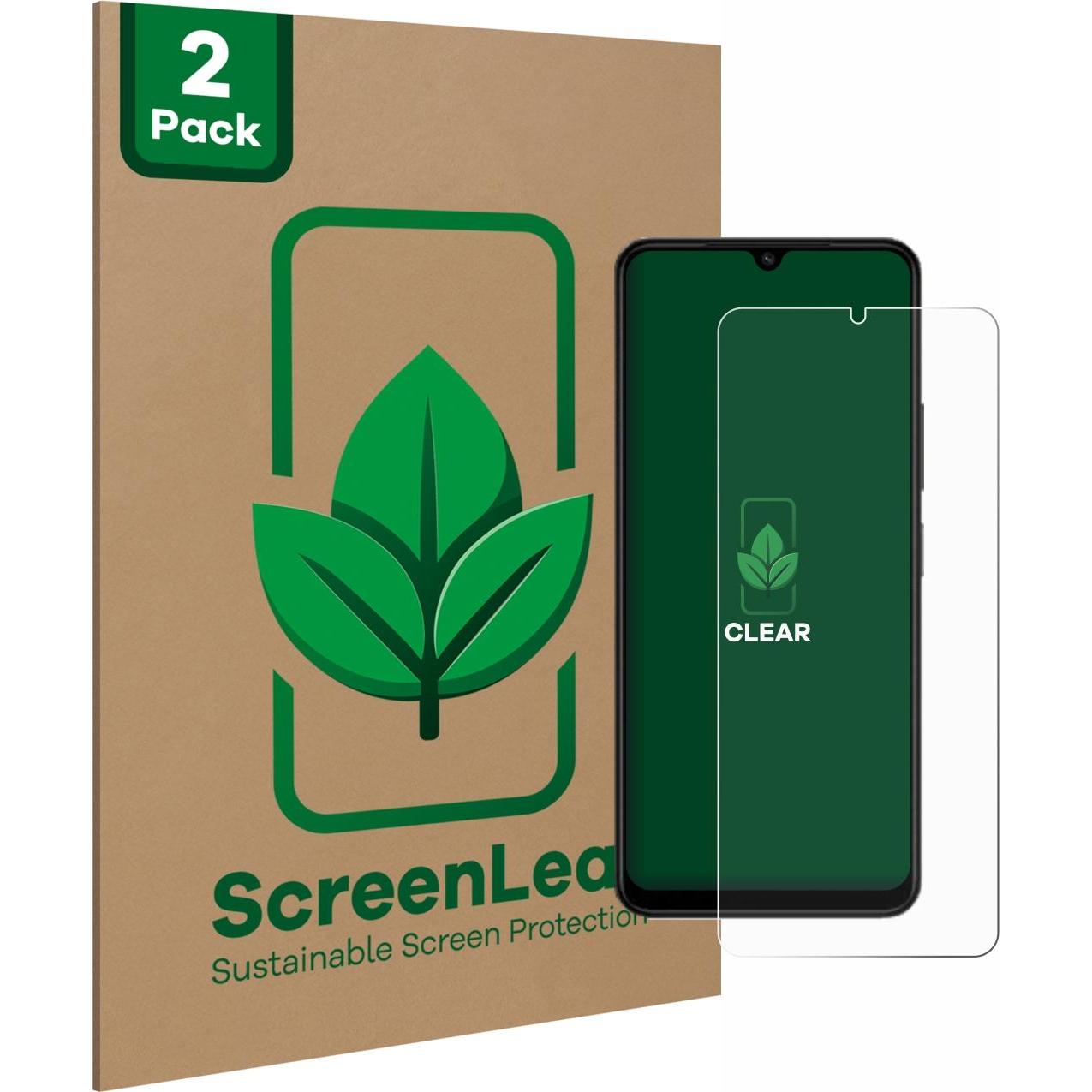 ScreenLeaf Schutzfolie nachhaltiger Displayschutz Display Schutz Folie Klar Transparent (2 Stück, Xiaomi Redmi A3), Smar...