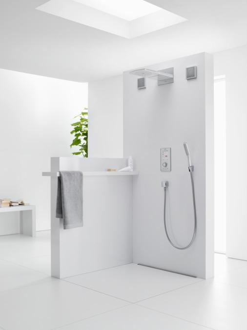 Immagine prodotto hansgrohe Soffione Raindance Rainfall 180 Air 2jet : Colore - Cromo (2 Tipi di raggi, 24 l/min)