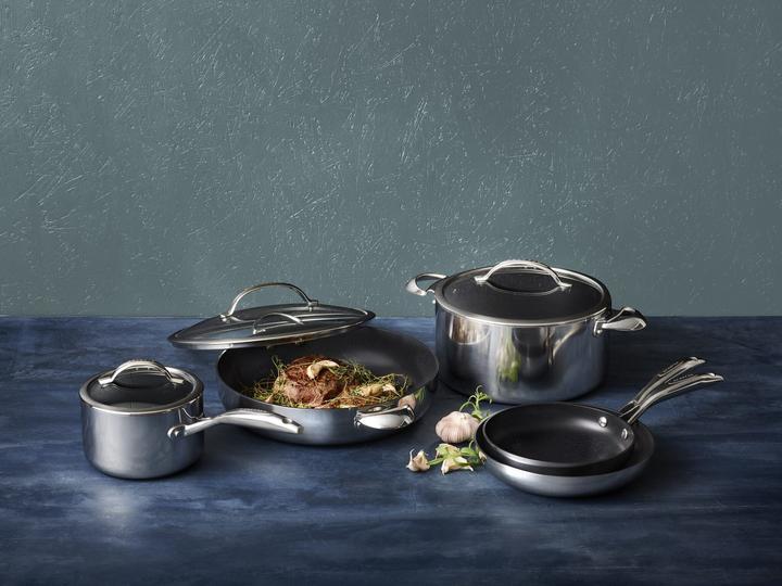 Immagine prodotto Scanpan Casseruola HaptIQ Ø 16 cm - con coperchio (16 cm, Casseruola con manico, Acciaio inossidabile, Alluminio)