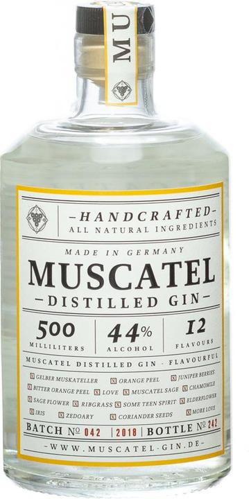 Actual product image Muscatel Distilled Gin Gin from Germany