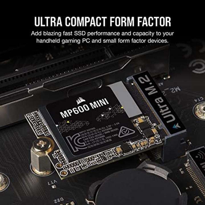 Produktbild Corsair MP600 MINI (2000 GB, M.2 2230)
