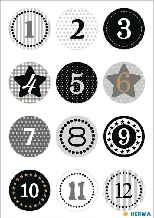 Produktbild HERMA Zahlen Etiketten