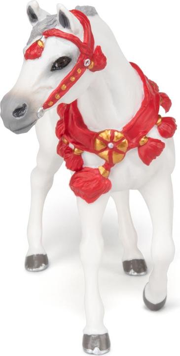 Image du produit Papo Cheval arabe blanc en uniforme de parade