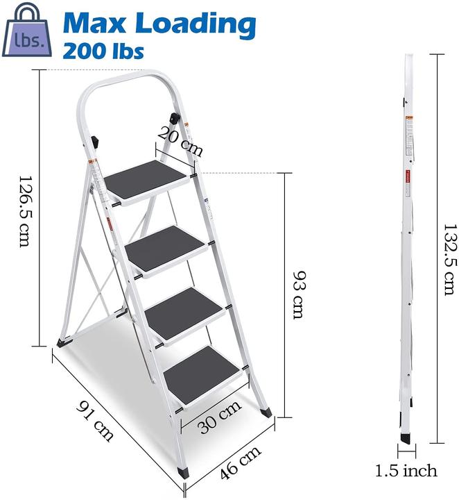 Produktbild Kingrack Tritthocker, 4-stufig, bis 150Kg