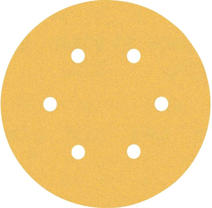 Produktbild Bosch Professional Zubehör EXPERT C470 Schleifpapier mit 6 Löchern für Exzenterschleifer, 150 mm, G 120, 5-tlg. (120)