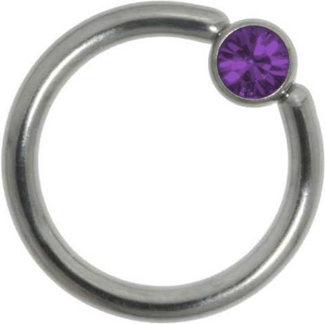 Image du produit Bijouteria Tige piercing (Acier inoxydable, Cristal Swarovski)