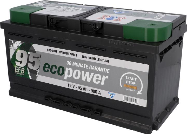 Actual product image Cartec Eco Power 95 EFB (12 V, 95 Ah, 850 A)