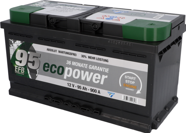 Actual product image Cartec Eco Power 95 EFB (12 V, 95 Ah, 850 A)