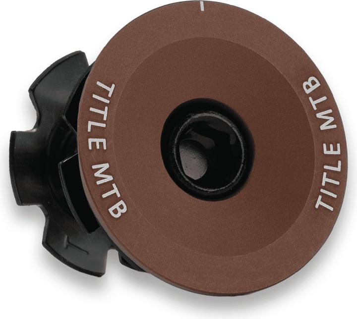 Produktbild Title Top Cap und Gabelschraube - bronze