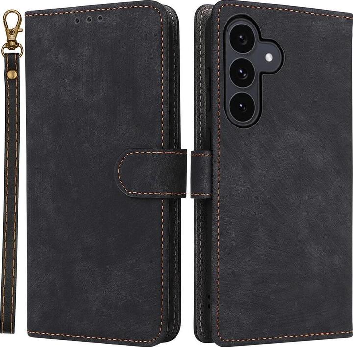 Cover-Discount Galaxy S25 FE - Ledertasche mit RFID Blocker (Samsung Galaxy S25 FE)