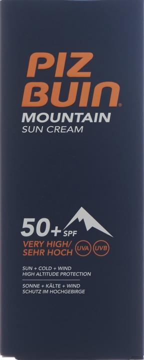 Image du produit Piz Buin Crème solaire de montagne (Crème solaire, SPF 50+, 50 ml, 72 g)