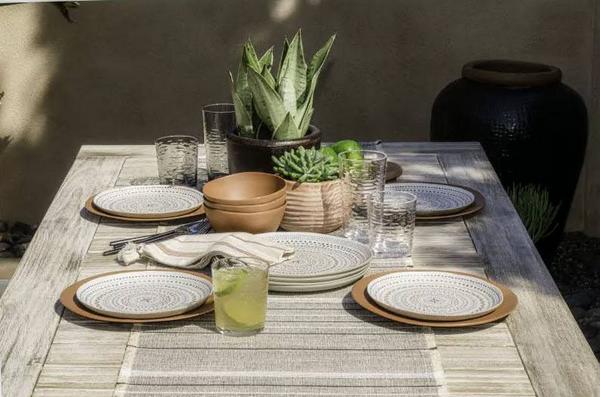 Actual product image Tarhong Petite assiette PLANTA, Ã˜21.6cm, terracotta, set 4 pces (4 x, 21.60 cm)