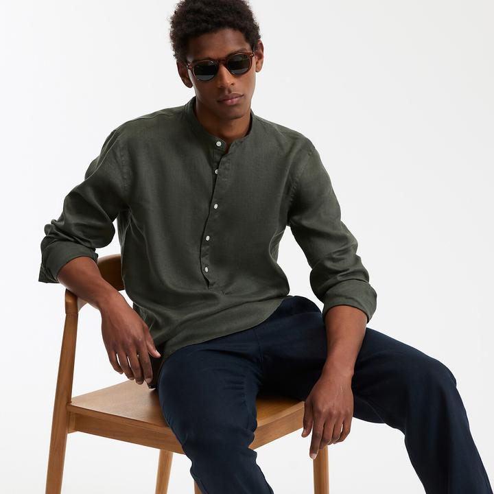 Immagine prodotto La Redoute Collections Camicia con colletto rialzato (S)