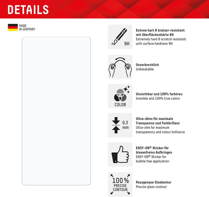 Produktbild Displex Smart Glass, Displayschutzfolie (1 Stk., Samsung Galaxy S25 Ultra)