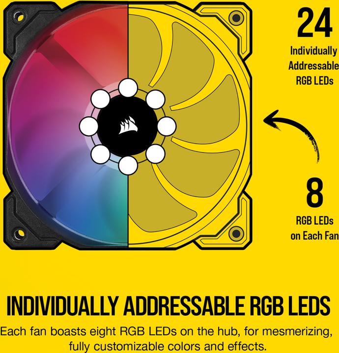 Immagine prodotto Corsair SP120 RGB PRO (120 mm, 3 x)
