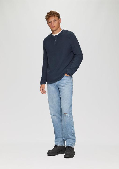 Actual product image S.Oliver Strickpullover Strickpullover mit Knopfleiste (S)