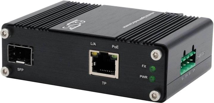 Exsys Industrial PoE+ Media Konverter 60W