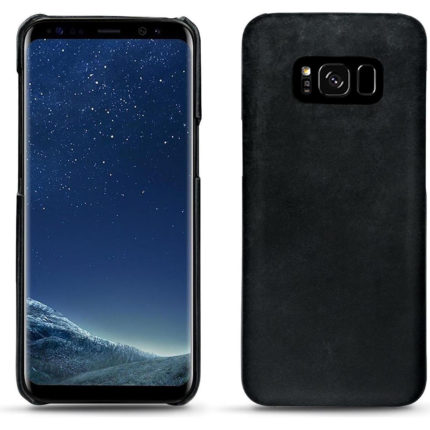 Thumbnail - Noreve Lederschutzhülle (Samsung Galaxy S8+), Smartphone Hülle, Schwarz