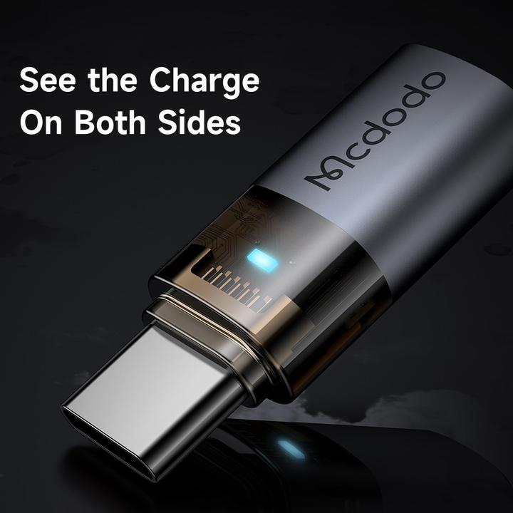 Actual product image Mcdodo Port Luma Lightning auf USB-C Adapter 60W (Lightning, USB-C)