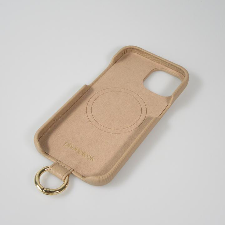 Immagine prodotto PhoneLook Custodia di lusso con cinturino in pelle regolabile e staccabile + MagSafe (Apple iPhone 15)