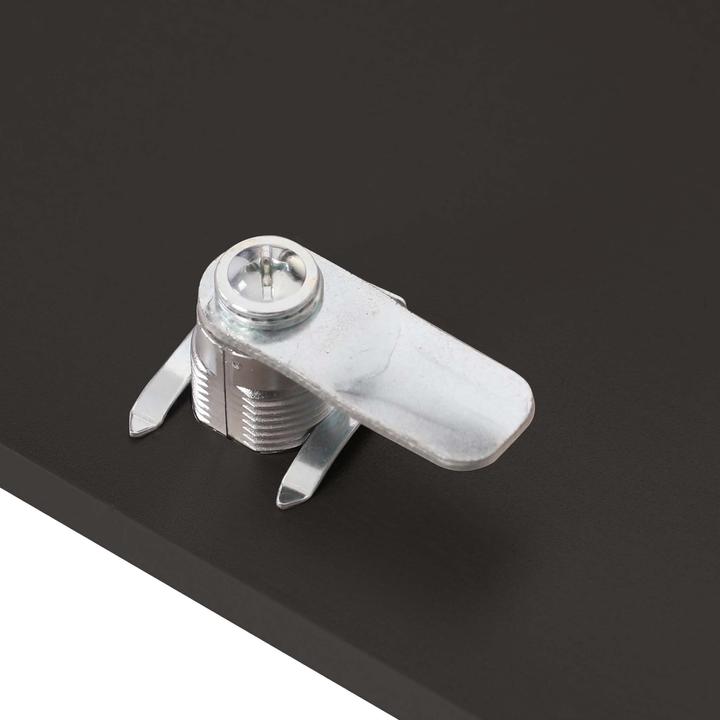 Image du produit Wiltec Boite aux lettres murale Courrier Noir Revêtement par poudre V1