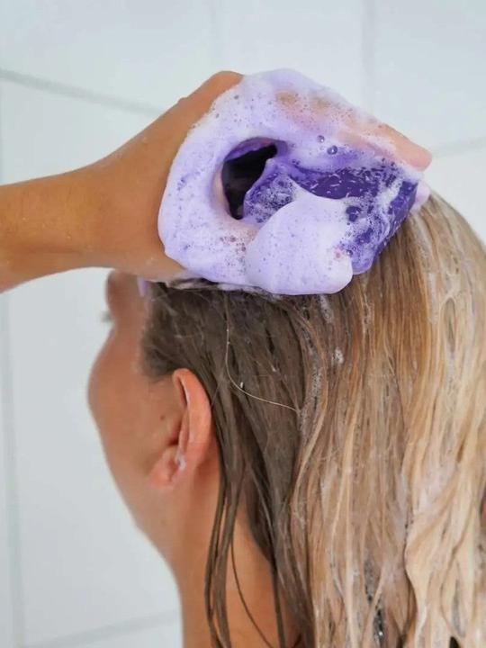 Actual product image Green Room Suds Colour Correction Purple (480 ml, Solid shampoo, Silver shampoo)