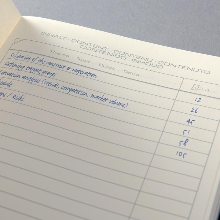 Nährwerte und Zutaten Sigel Notizbuch Conceptum Hardcover - Design Casual (135 x 203 mm, Gepunktet, Harter Einband)