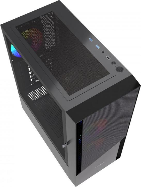 Actual product image Gembird PC case Midi-Tower Fornax 4300 ATX black (ATX)