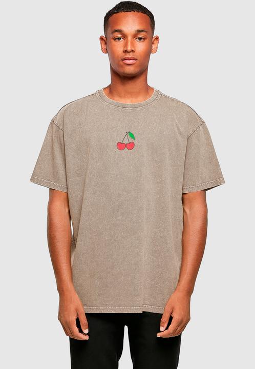 Produktbild Merchcode Summer - Sweet Cherry Acid Washed Oversize Tee - 170823 (S)