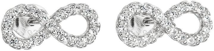 Immagine prodotto Evolution Group Orecchini in argento con zircone bianco infinito 11047.1 (L)