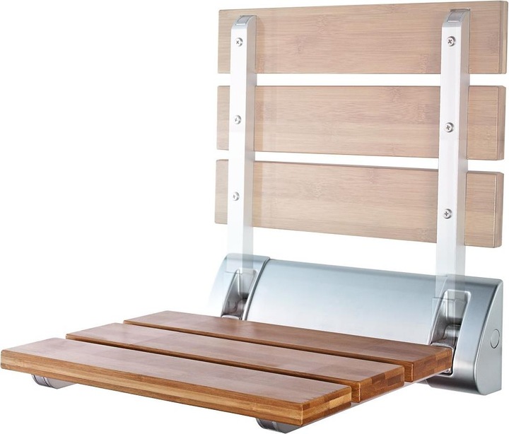 Immagine prodotto Ridder Sedile pieghevole per doccia in bambù (150 kg)