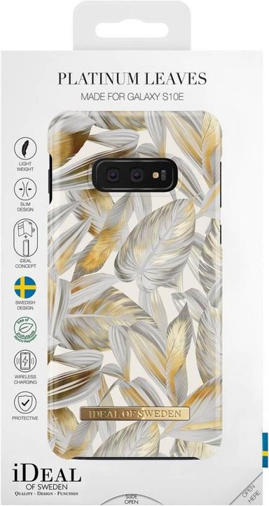 Actual product image iDeal Of Sweden Platinum Leaves (Samsung Galaxy S10e)