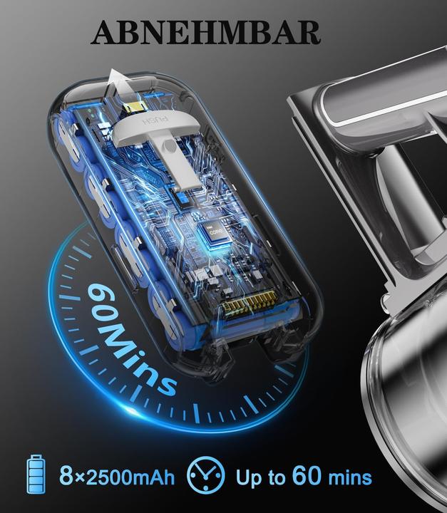 Produktbild Syntecno Akku-Staubsauger VC7211 mit Düsenset