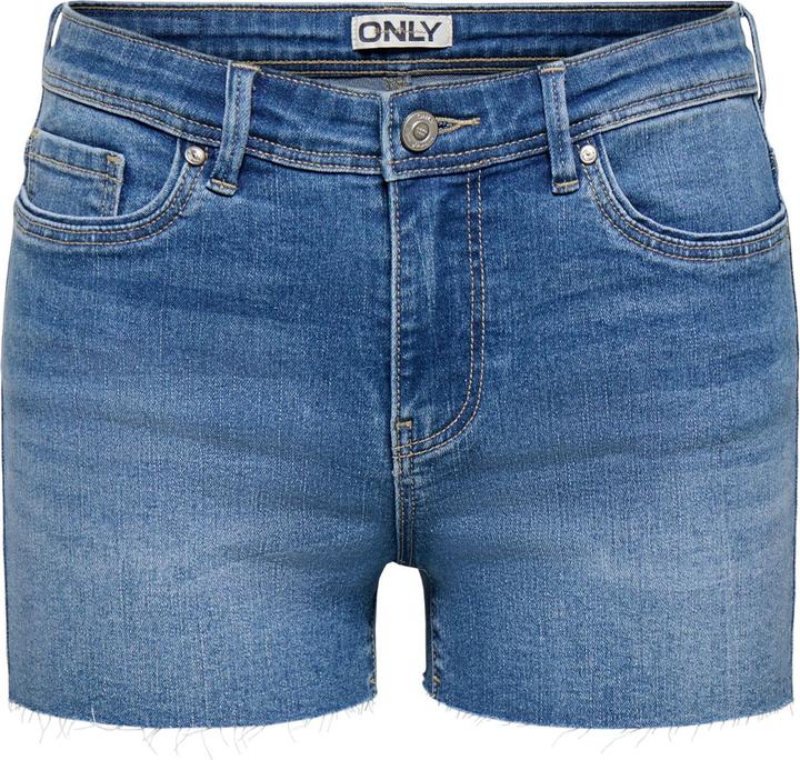 Only ONLWAUW Mittlere Taille Normal geschnitten Jeans-Shorts Jeans-Shorts