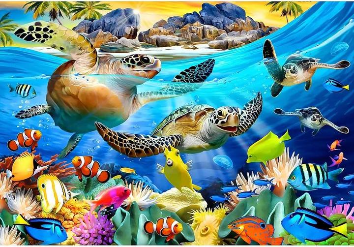 Immagine prodotto Bluebird Puzzle 300 pezzi Turtle Beach (300 pezzi)
